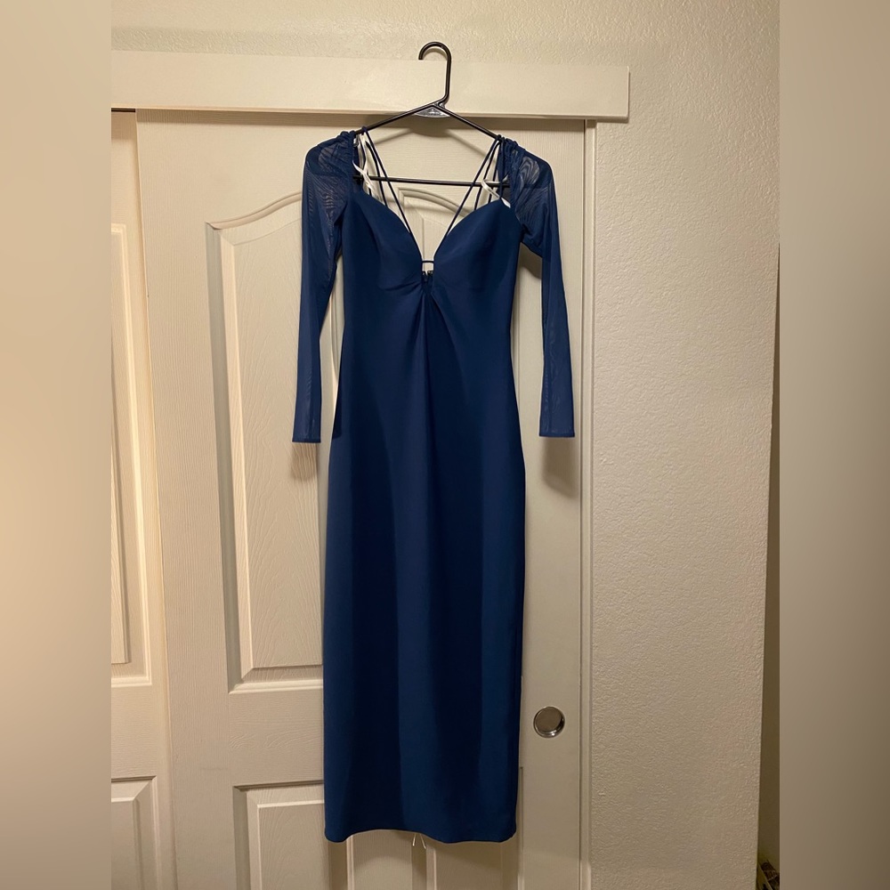 Navy blue dress / long gown